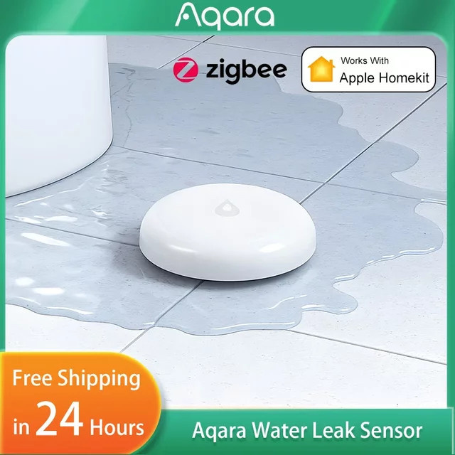 Aqara Wasserleck-Sensor ZigBee Wasserimmersion-Detektor in Weiß für Xiaomi Mi Home und Apple HomeKit - Bild 1