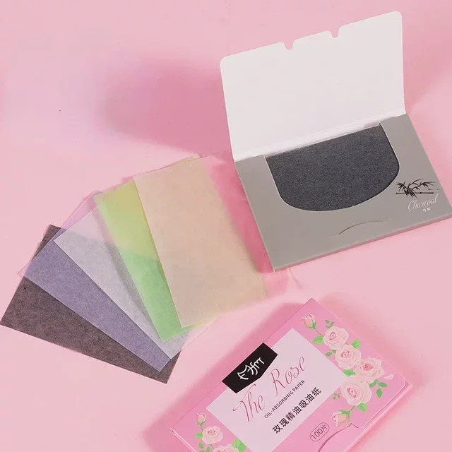Gesichtsöl-Löschpapier, Mattierend, 100 Stück, Unisex - Bild 1