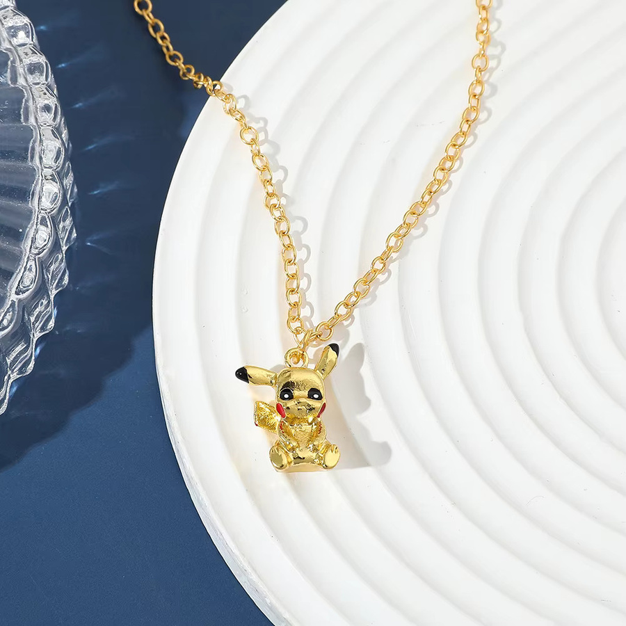 TAKARA TOMY Halskette Pikachu, Goldfarben, Unisex - Bild 2