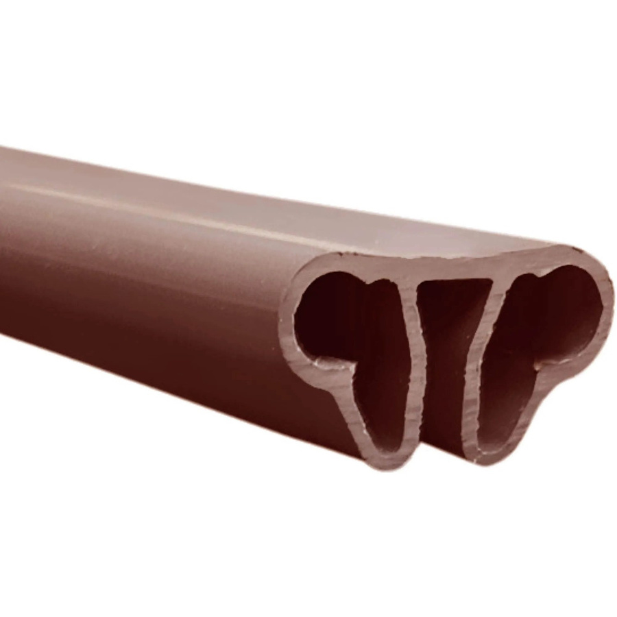 Waterman Profilschienenpaket für Rundbecken 450cm Q2 in Braun RAL 8024, 14 Elemente à 1,16m - Bild 2