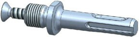 RÖHM SDS plus Aufnahme für 1/2"-20 in Silber - Bild 1