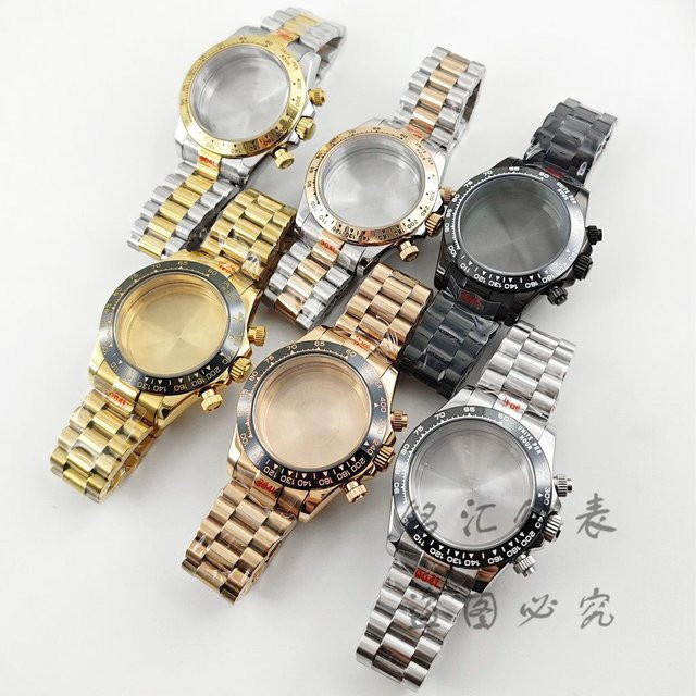 LIYAN Uhrengehäuse Edelstahl, Roségold, 40 mm, Herren - Bild 1