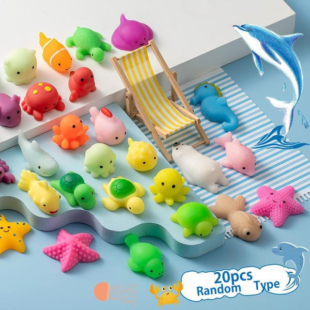 Fashnics Mochi Squishy Cartoon Tier Spielzeug - Bild 1