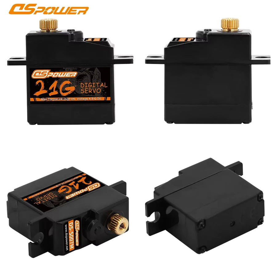 DSPOWER Micro Servo Motor für RC Auto LKW Flugzeug Boot Roboter - Bild 3