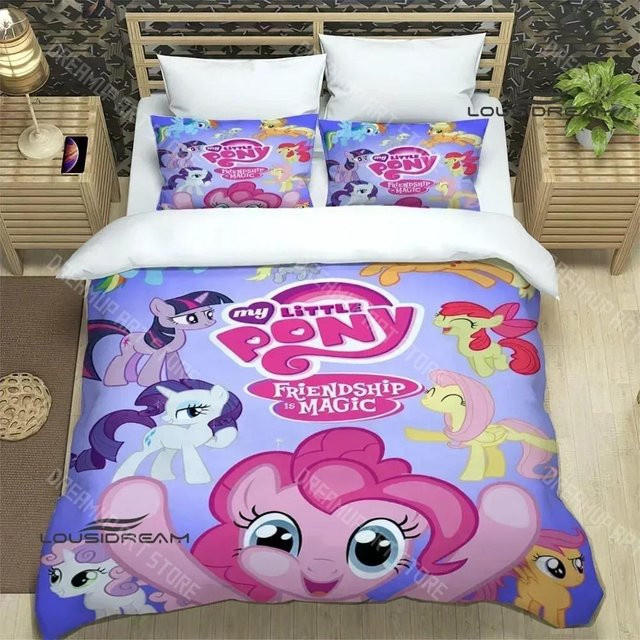 My Little Pony Bettwäscheset aus Mikrofaser mit Motiv, Multicolor, B/H: 135 x 200 cm - Bild 1