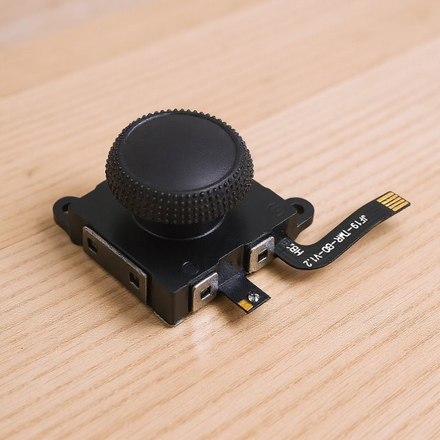 APWIKOGER TMR-Sensor-Joystick Ersatz: Analoger Elektromagnetischer Thumbstick in Schwarz für Nintendo Switch, OLED und Lite Joy-Con - Bild 1