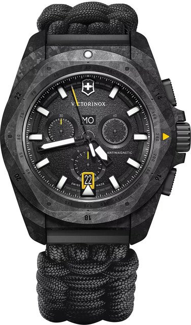 Victorinox Chronograph, Quarz, Karbon, 43 mm, Textil/NATO, Herren - Bild 1