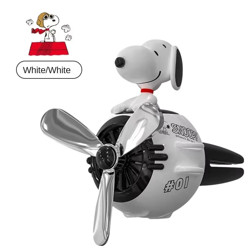 Bandai Kawaii Pilot Snoopy Auto-Aromatherapie Lufterfrischer, rotierender Propeller - Bild 4
