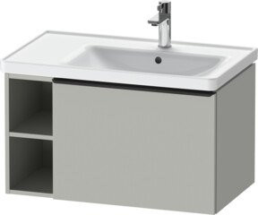 Duravit Waschtischunterschrank D-Neo Wandhängend in Schwarz und Grau, B/T/H: 78,4 x 45,2 x 44,0 cm - Bild 1
