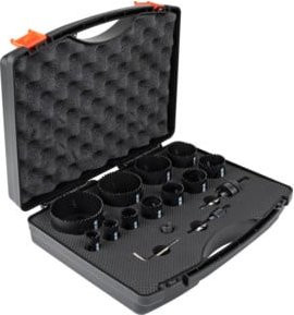 Stier Lochsägen-Set HSS-Co8 Bimetall 17-teilig in Schwarz aus Edelstahl - Bild 1