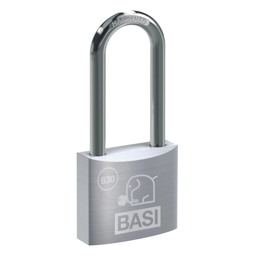 BASI Vorhängeschloss VHS 630H 40 mm Verschiedenschließend in Silber mit Aluminiumgehäuse - Bild 2