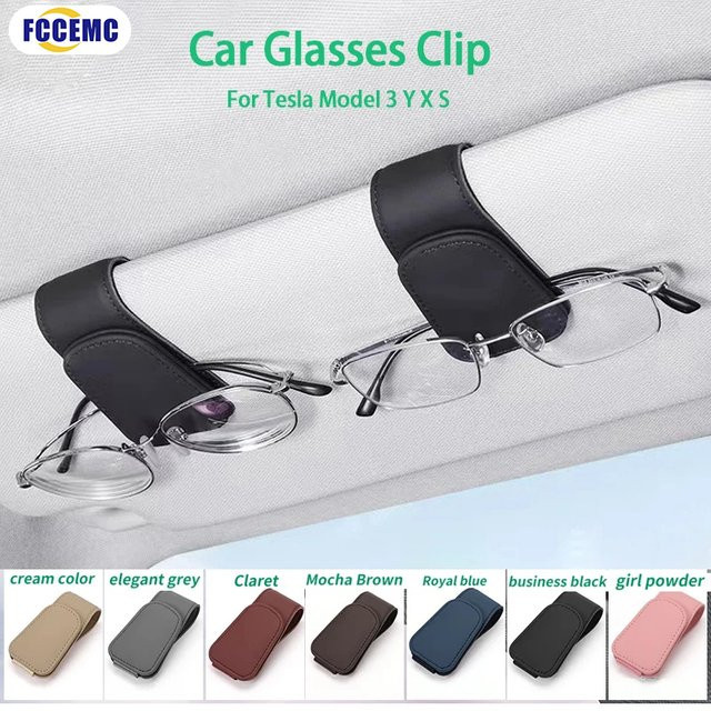 Fccemc Brillen Halter Clip für Tesla Modell 3Y X S - Bild 1