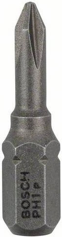 Bosch Schrauberbit PH 1 extra hart aus Stahl in Grau, 25 mm - Bild 1