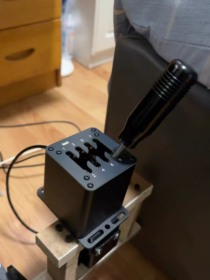 DUTRIEUX USB H-Schalthebel für PC Rennspiele in Schwarz, kompatibel mit Logitech G27 G29 G25 G920 und Thrustmaster T300RS/GT - Bild 4