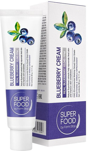 Farm Stay Super Food Blaubeercreme, 60 g, mit Blaubeerextrakt - Bild 1