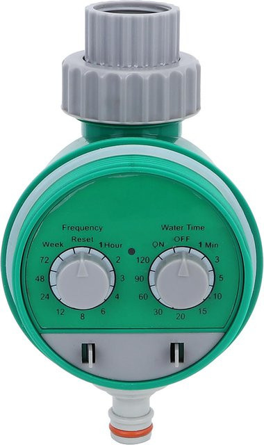 Elektronischer Bewässerungstimer mfySpace für deinen Garten, automatische Steuerung, schwarz - Bild 1
