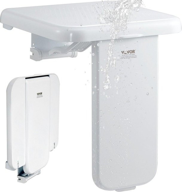 Buying Solutions MB Klappbarer Duschsitz aus ABS Wandmontiert Breite: 40 cm, Tiefe: 42,5 cm - Bild 1