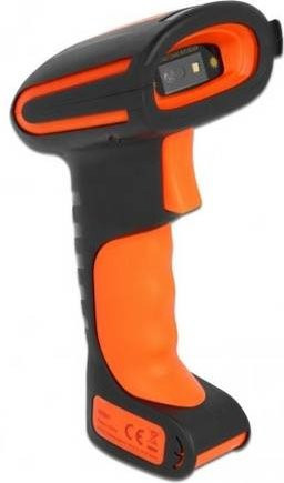 Delock 2D Barcode-Scanner Handheld mit Bluetooth und USB in Schwarz und Orange (90507) - Bild 2