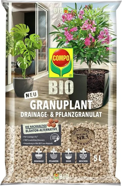 Compo BIO Granuplant Drainage- und Pflanzgranulat mit Bims - Bild 1