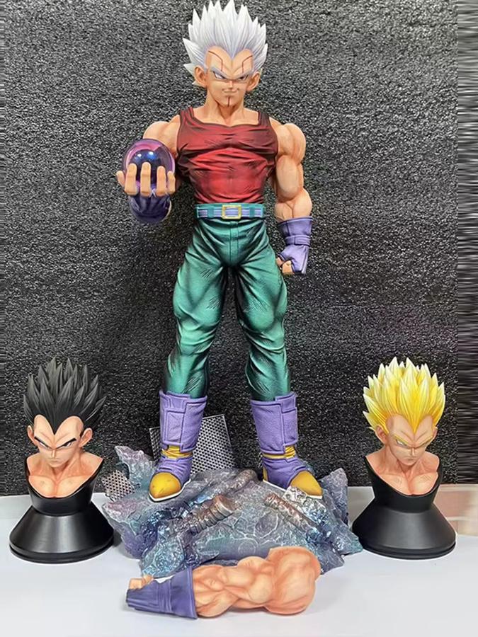 Bandai Dragon Ball Vegeta Action Figure, Super Saiya, Kunststoff, Bunt - Bild 4