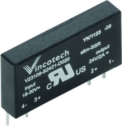 Weidmüller Halbleiterrelais 4061190000-20 in Schwarz mit 2 A und max. 33 V/DC (20 Stück) - Bild 1