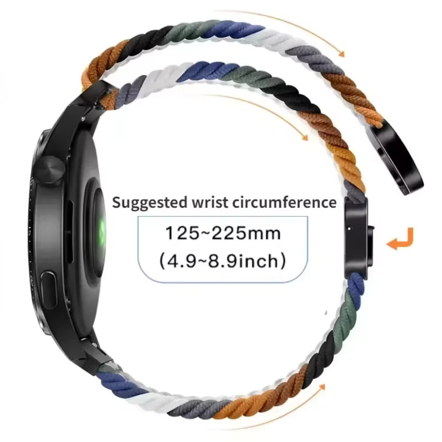 Uhrenarmband Nylon, 20/22 mm, Textil/NATO, Unisex - Bild 6