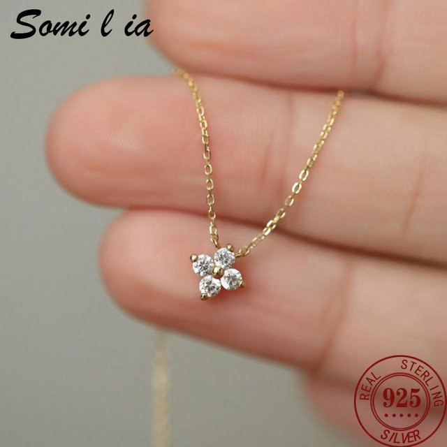 Somilia Halskette, 925 Sterling Silber, Zirkon, Damen - Bild 1