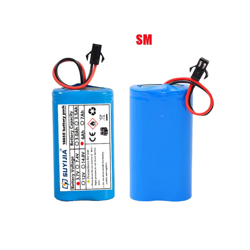 SUYIJIA Li-Ionen-Akku 3,7 V 6000 mAh 1S2P mit XH2.54 SM-Stecker in Blau - Bild 2