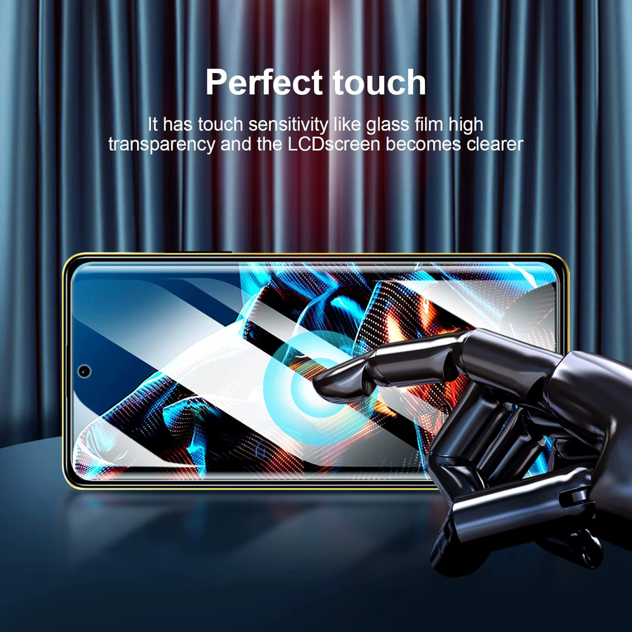 2/4er Set Gehärtetes Glas Display Schutzfolie für Xiaomi Poco F6 Pro F5 F4 GT X7 X6 Pro X5 X4 GT X3 NFC M6 4G 5G C65 in Transparent - Bild 4
