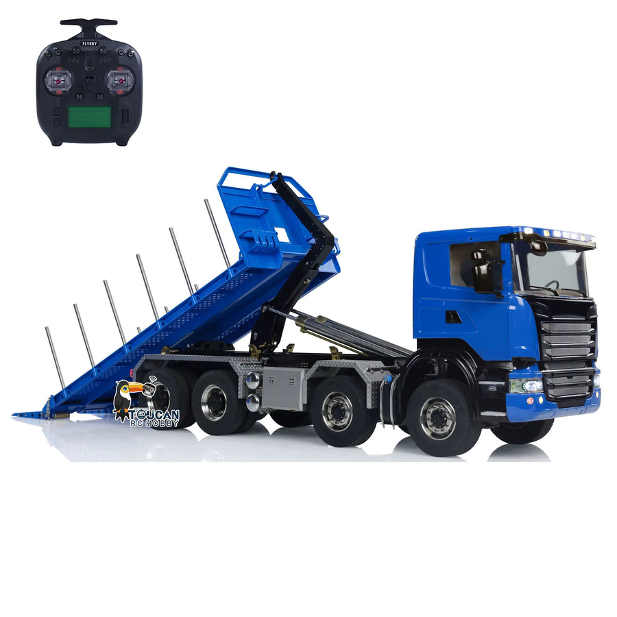 TOUCAN RC HOBBY RC Hydraulischer Muldenkipper 8x8, Metall, 1:14, Modell-LKW - Bild 2