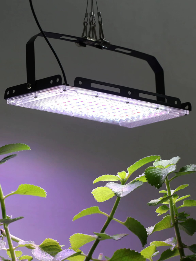 LED-Wachstumslicht in Schwarz mit Vollspektrum-Pflanzenlicht, USB-Anschluss, einstellbarer Helligkeit und IP65-Schutz für Hydrokultur und Pflanzen - Bild 7