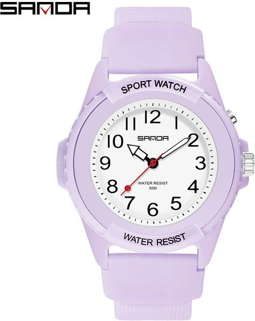 FashionFlair Sportuhr, Quarz, Kunststoff, Weiß, Bunt, 5 ATM - Bild 1