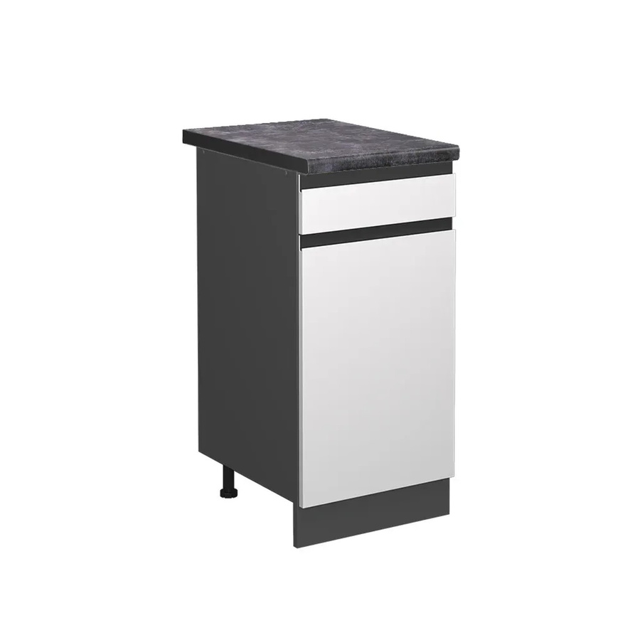 Vicco R-Line Küchenunterschrank Schubladenschrank in Weiß und Anthrazit, Breite: 40 cm - Bild 2
