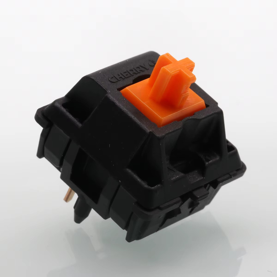 Cherry MX Orange Switch Linear 5-polig vorgeschmiert für mechanische Gaming-Tastaturen in Orange - Bild 3