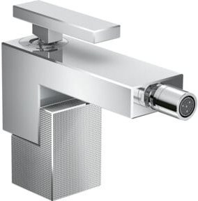 Hansgrohe Axor Edge A Bidet-Einhebelmischer in Chrom mit Pop-up-Abfluss - Bild 1