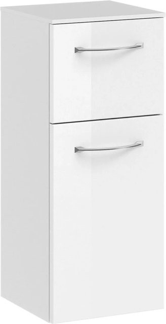 Pelipal Bad-Hängeschrank Quantum 05 in Weiß Hochglanz mit Soft-Close-Türen, Breite: 30 cm, Höhe: 73 cm - Bild 1