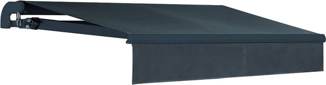 Jet-Line Markise Sunshine Beschattung für Balkon in Anthrazit, B: 395 cm, H: 250 cm - Bild 1