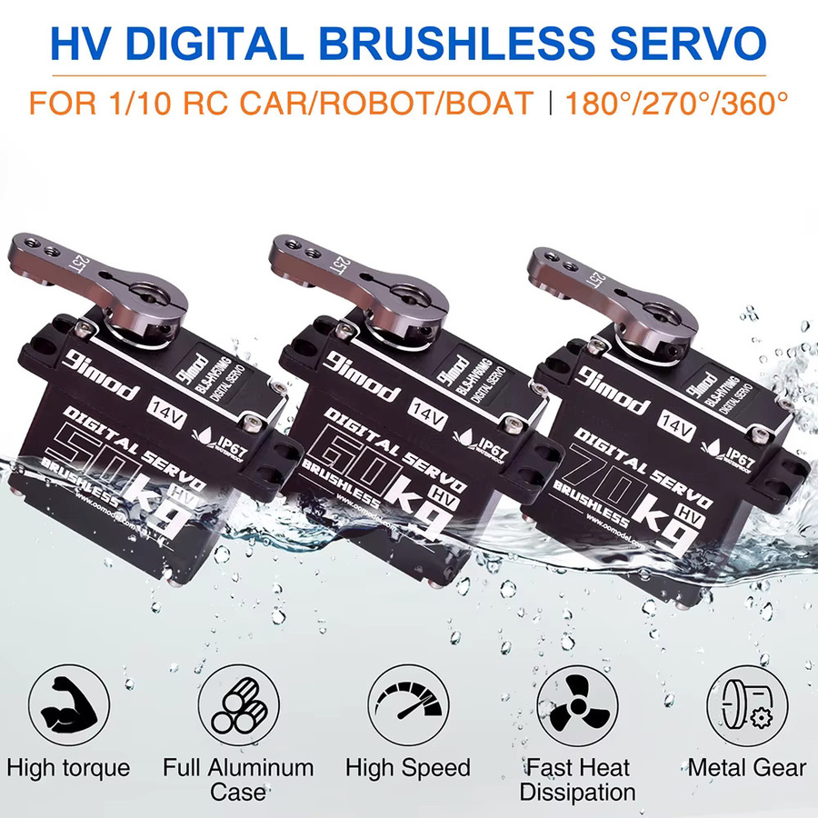 9imod Digitale Bürstenlose Servo, Metall, Schwarz, Zubehör - Bild 2