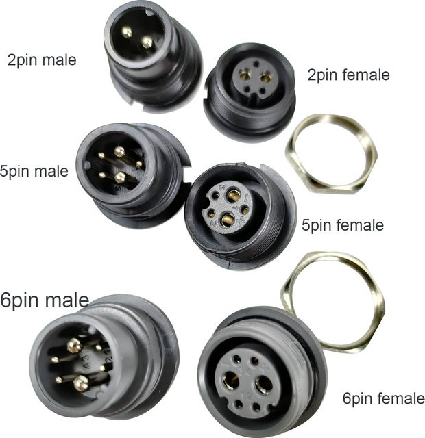 Reention Dorado Batterieentladungsanschluss Stecker für Max Plus 21700-Montagebasis, Schwarz - Bild 1
