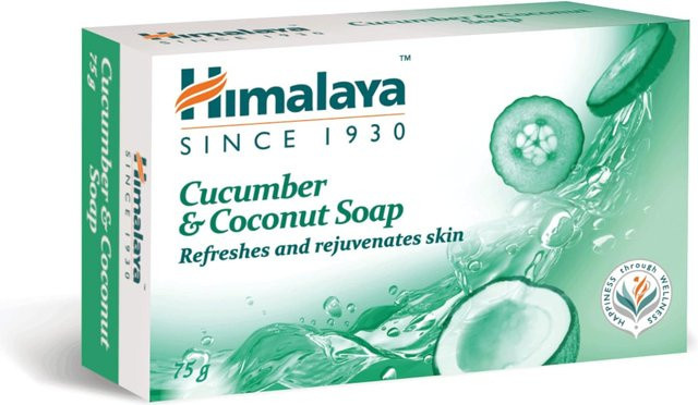 Himalaya Herbals Gurken- und Kokosnussseife, 75g, Unisex - Bild 1