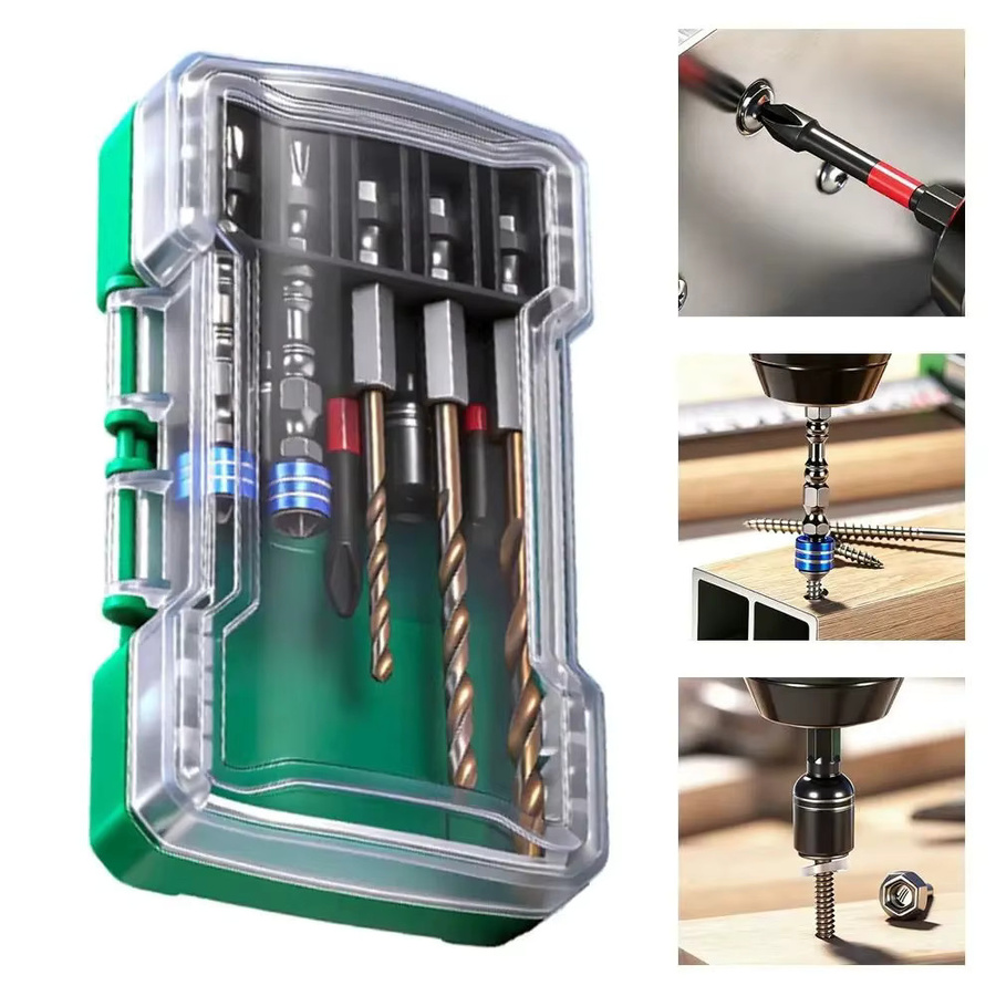 10-teiliges NIUXIANG Schlagschrauber-Bit-Set aus S2-Stahl mit magnetischem Sechskantschaft in Multicolour - Bild 3