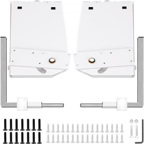 VEVOR Murphy-Bett Wandfedermechanismus DIY-Kit für vertikale King- und Queen-Size-Betten, robuste Stützhardware aus Eisen und Edelstahl, Weiß - Bild 1