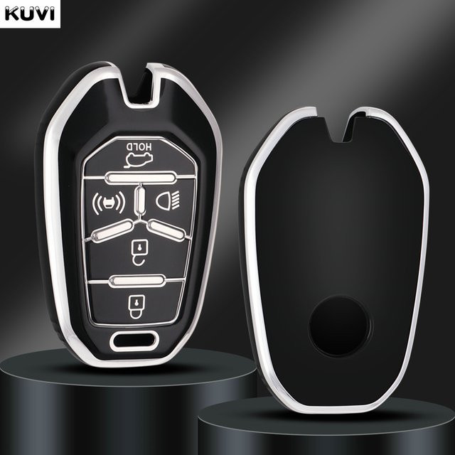 Kuvi TPU Schlüsselhülle für Ssangyong Rexton Y400 Y450 G4 2021 2022 mit 5 Tasten - Bild 1