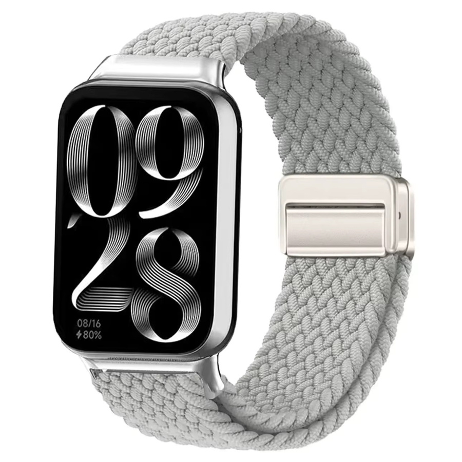 RWBANDS Uhrenarmband Nylon, Weiß, Xiaomi Mi Band 10 Pro 9 Pro 8 Pro - Bild 2