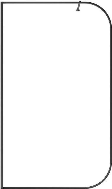 Douyano Duschwand Schwarz Breite: 120 cm - Bild 1