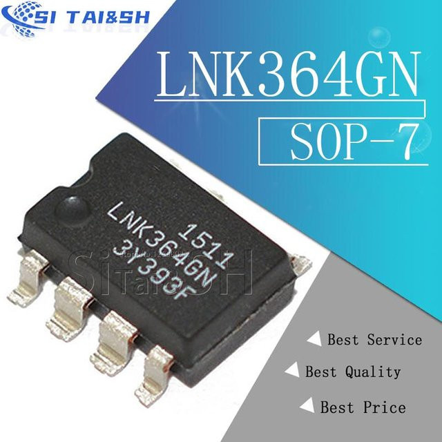 10 Stück Si Tai&SH LNK-Serie SMD-Halbleiter SOP-7 in Schwarz - Bild 1