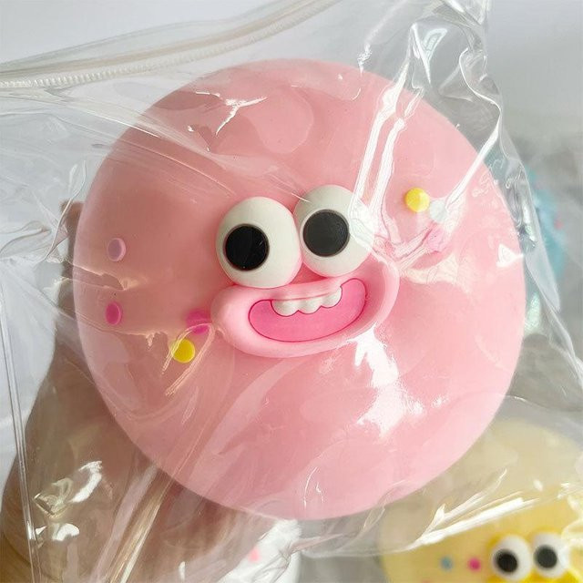Binchi Fitness Dopamin Squishy Spielzeug, rosa - Bild 1