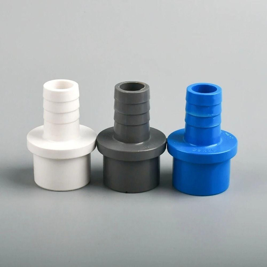 5 Stück Schlauchverbinder von pinxingwen in Grau für Aquarium und Fischbecken, verschiedene Größen 20 mm bis 32 mm auf 8 mm bis 25 mm - Bild 2
