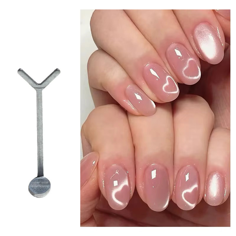 JCSYFAC Nail Art Magnet Stick, Y-förmig, Katzenauge Effekt, Nagel DIY Werkzeug - Bild 2
