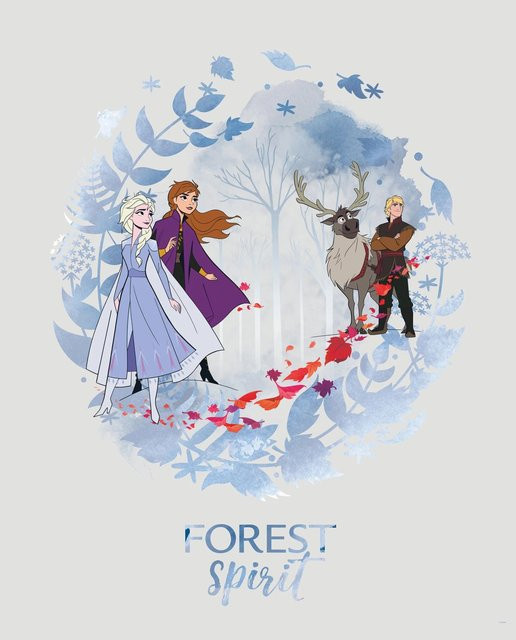 Komar Wandbild Frozen Spirit Kinderwelten, bunt, B/H: 40 x 50 cm - Bild 1